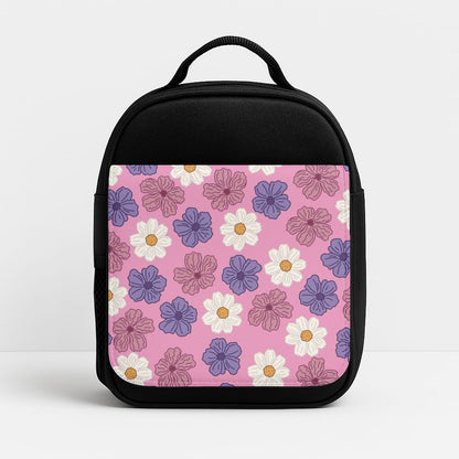 Pink, Purple And White Flowers - Floral Patterns Insulated Lunchbox
