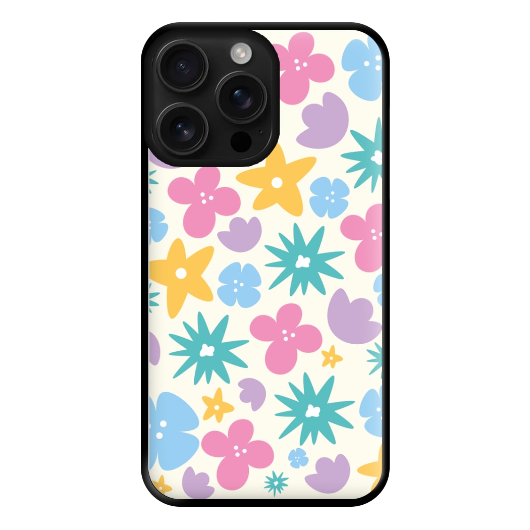 Playful Flowers - Floral Patterns Phone Case for iPhone 16 Pro Max