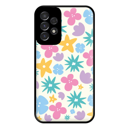 Playful Flowers - Floral Patterns Phone Case for Galaxy A53