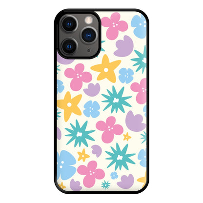 Playful Flowers - Floral Patterns Phone Case for iPhone 12 Pro Max