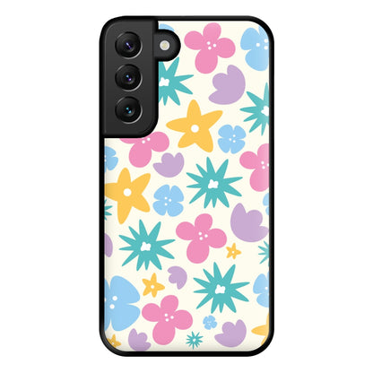 Playful Flowers - Floral Patterns Phone Case for Galaxy S22 Plus