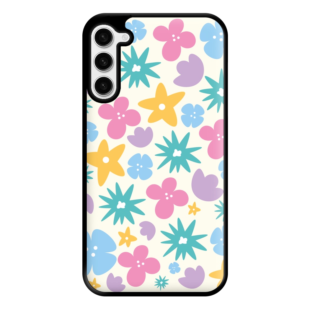 Playful Flowers - Floral Patterns Phone Case for Galaxy S23 Plus