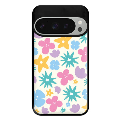 Playful Flowers - Floral Patterns Phone Case for Google Pixel 9 Pro XL