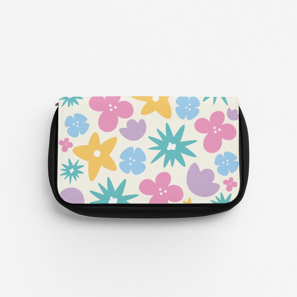 Playful Flowers - Floral Patterns Pencil Case