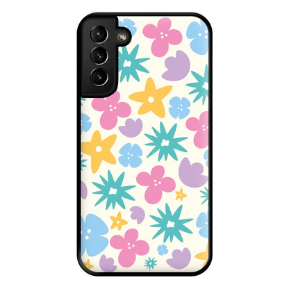 Playful Flowers - Floral Patterns Phone Case for Galaxy S21 Plus