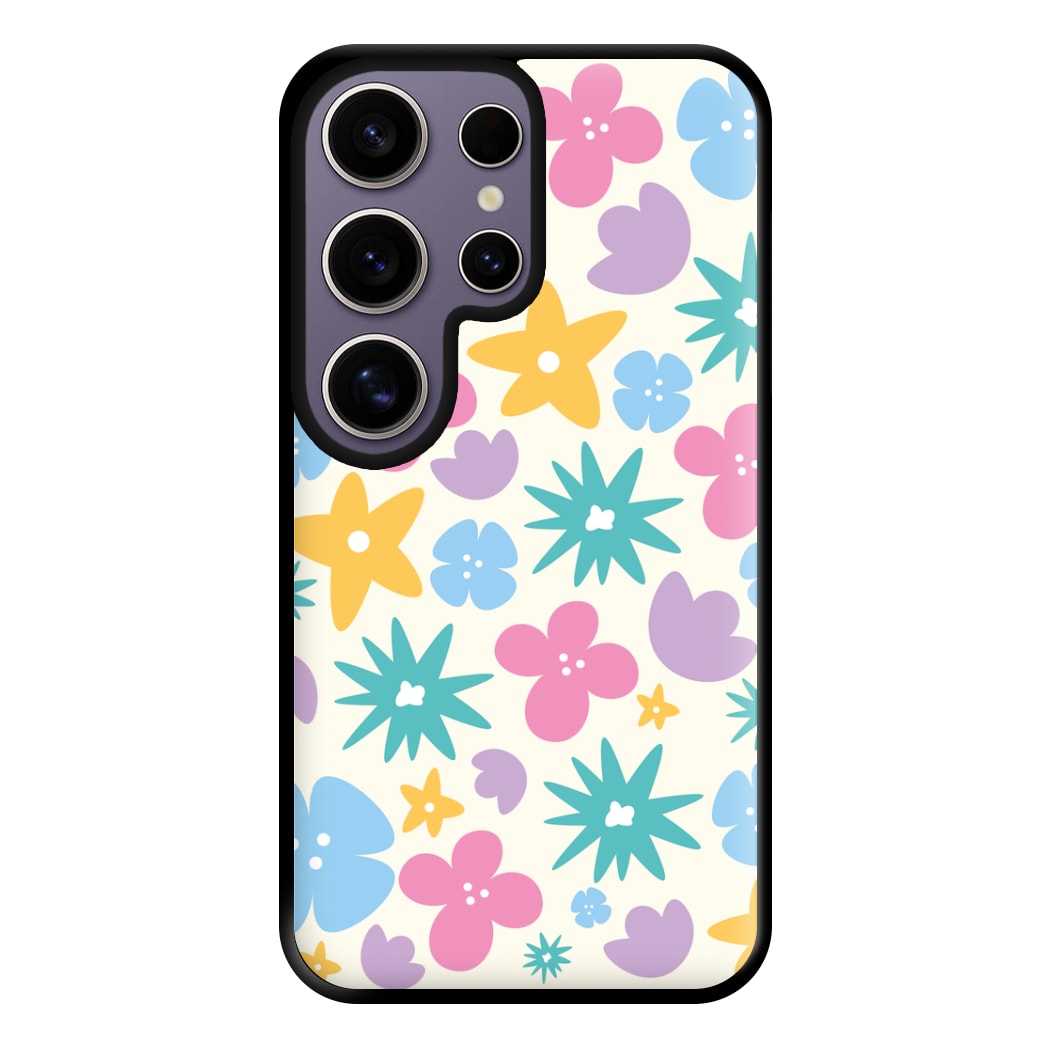 Playful Flowers - Floral Patterns Phone Case for Galaxy S25 Ultra