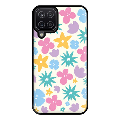 Playful Flowers - Floral Patterns Phone Case for Galaxy A12