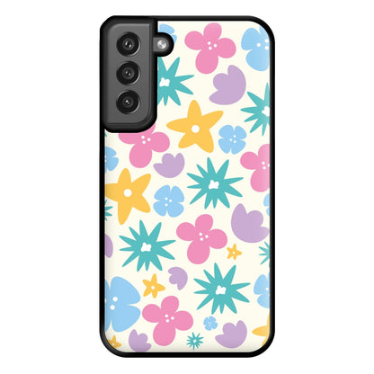 Playful Flowers - Floral Patterns Phone Case for Galaxy S21FE