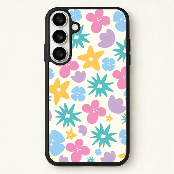 Playful Flowers - Floral Patterns Phone Case for Galaxy S26