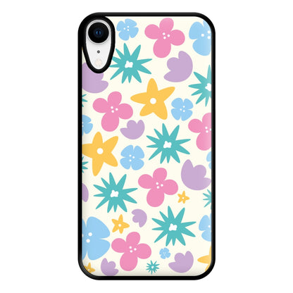 Playful Flowers - Floral Patterns Phone Case for iPhone XR