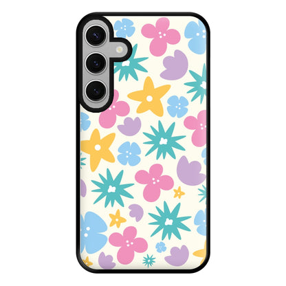 Playful Flowers - Floral Patterns Phone Case for Galaxy S24FE