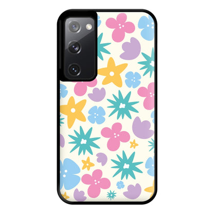 Playful Flowers - Floral Patterns Phone Case for Galaxy S20FE