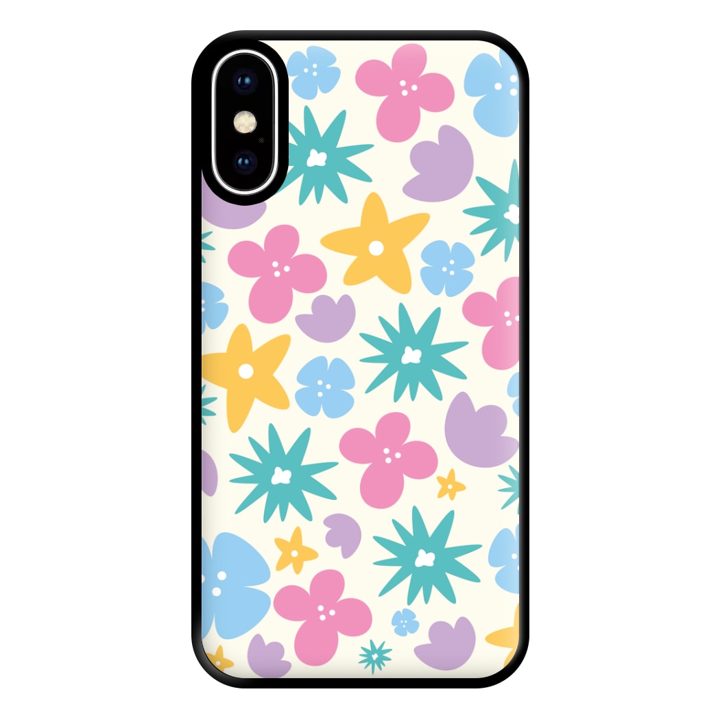 Playful Flowers - Floral Patterns Phone Case for iPhone XS Max