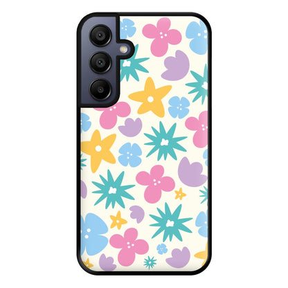 Playful Flowers - Floral Patterns Phone Case for Galaxy A15