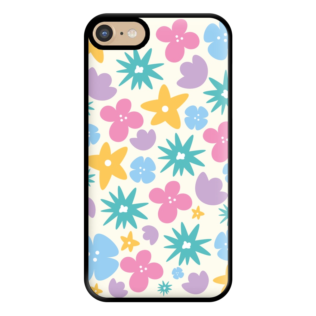 Playful Flowers - Floral Patterns Phone Case for iPhone 6 / 7 / 8 / SE