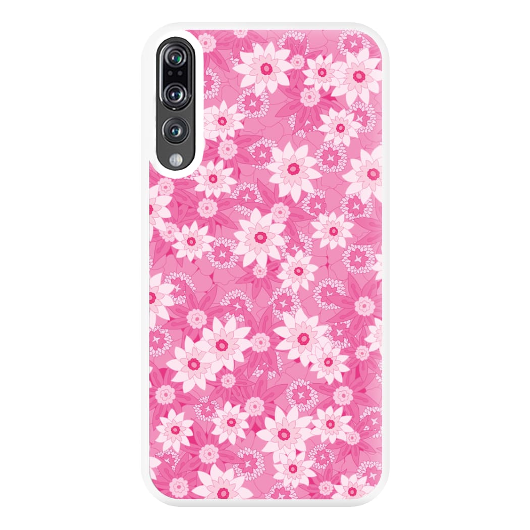 Pink Flowers - Floral Patterns Phone Case for Huawei P20 Pro