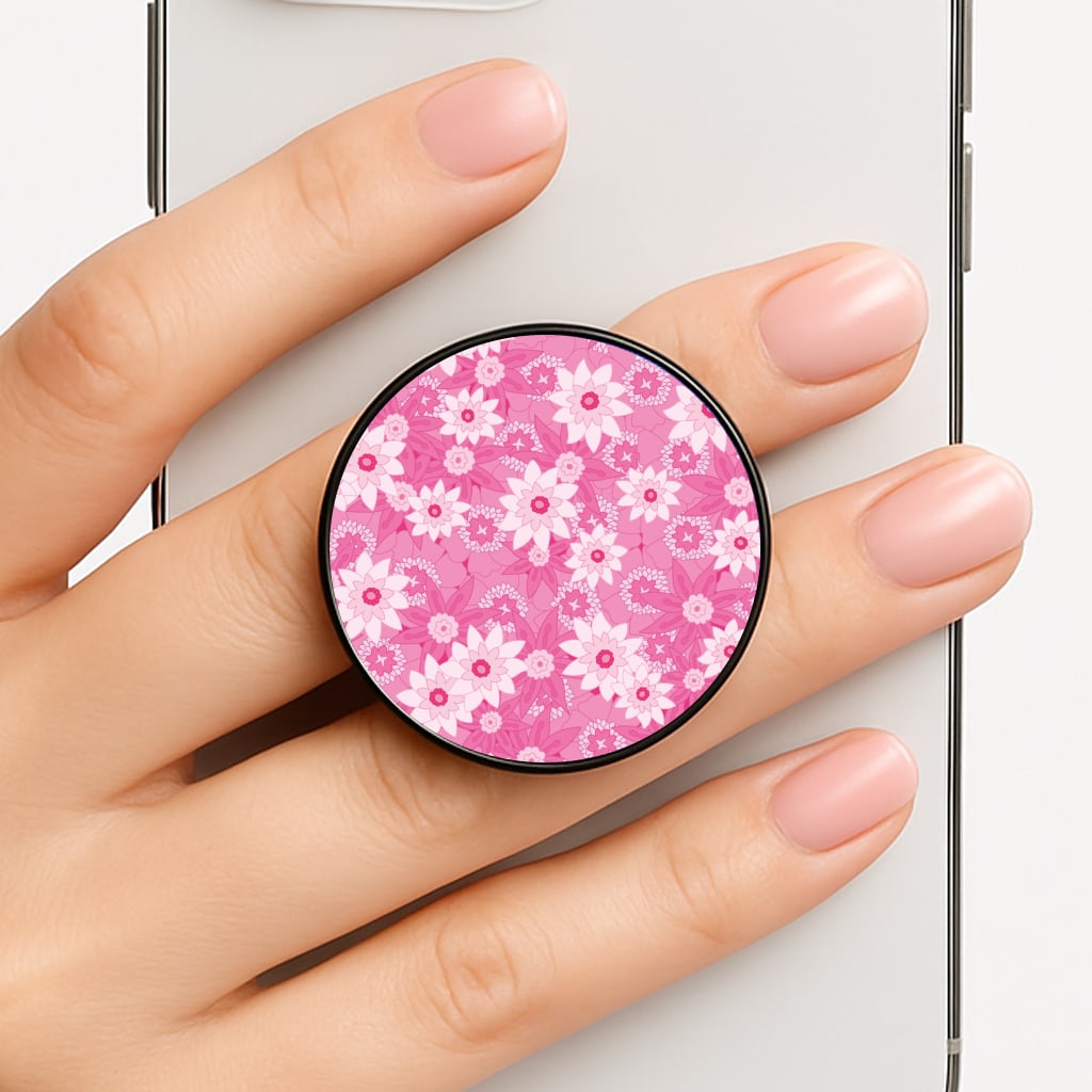 Pink Flowers - Floral Patterns FunGrip