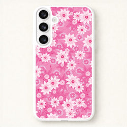 Pink Flowers - Floral Patterns Phone Case for Galaxy S26