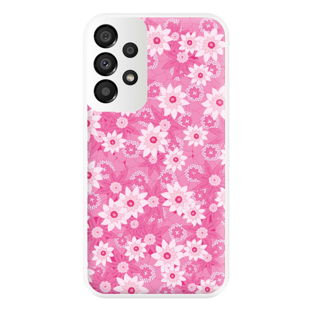 Pink Flowers - Floral Patterns Phone Case for Galaxy A33