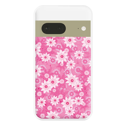 Pink Flowers - Floral Patterns Phone Case for Google Pixel 7a