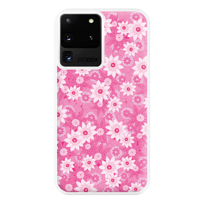 Pink Flowers - Floral Patterns Phone Case for Galaxy S20 Ultra