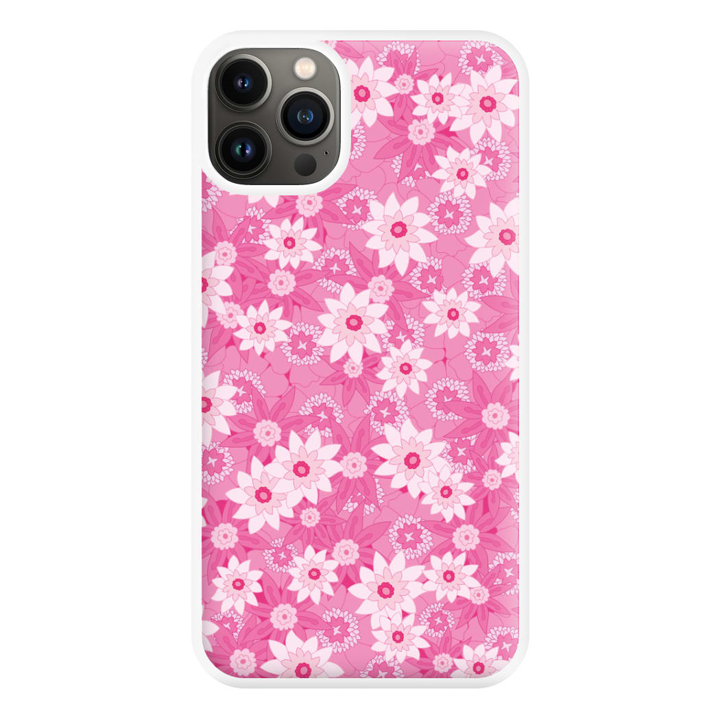 Pink Flowers - Floral Patterns Phone Case for iPhone 13