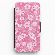 Pink Flowers - Floral Patterns Flip / Wallet Phone Case 1