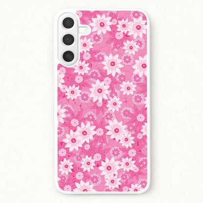 Pink Flowers - Floral Patterns Phone Case for Galaxy A17