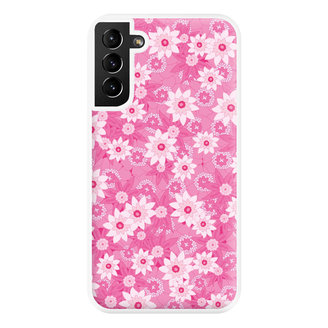 Pink Flowers - Floral Patterns Phone Case for Galaxy S21 Plus