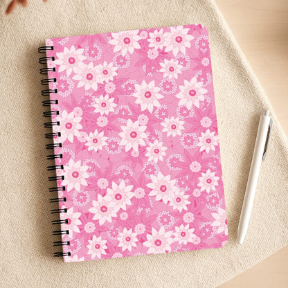 Pink Flowers - Floral Patterns Notepad