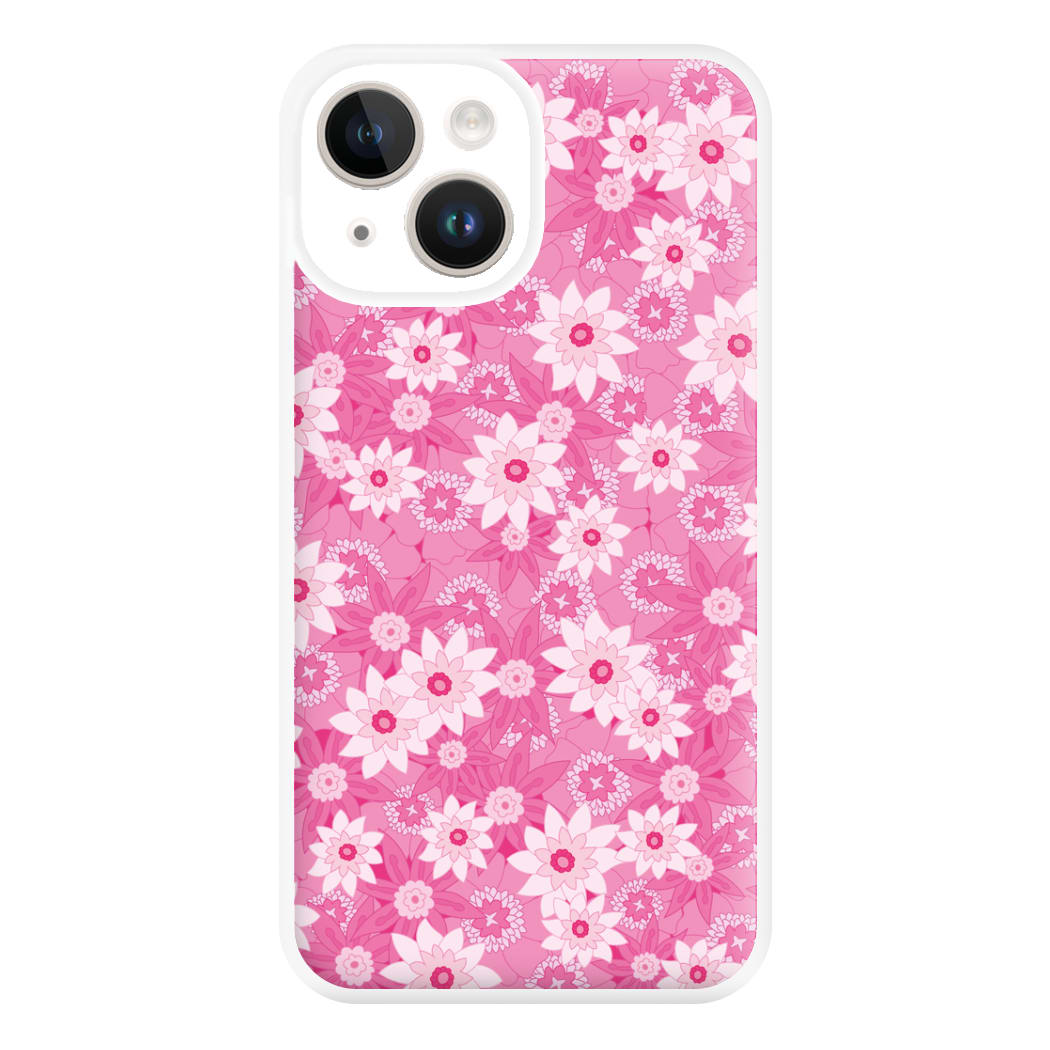 Pink Flowers - Floral Patterns Phone Case for iPhone 14