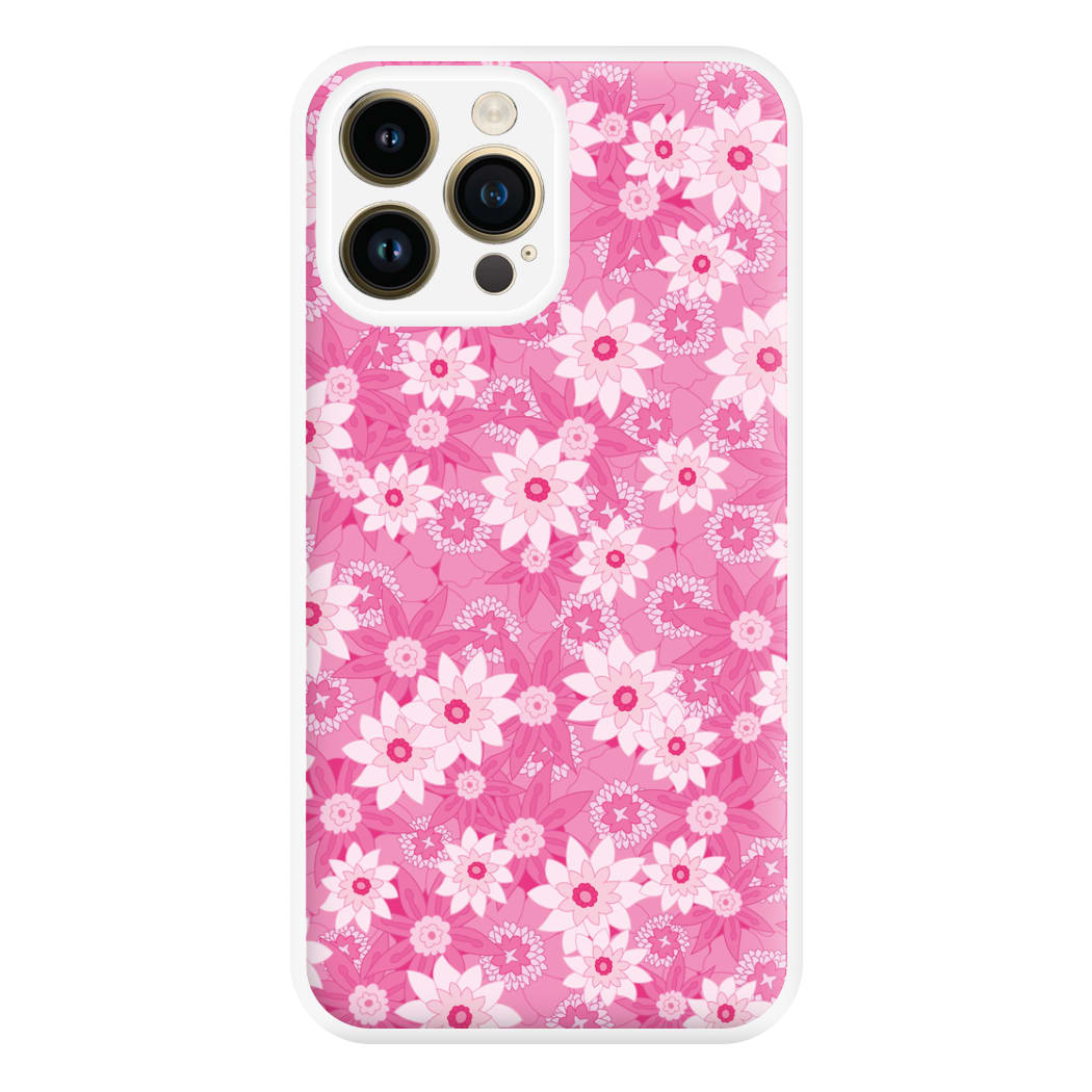 Pink Flowers - Floral Patterns Phone Case for iPhone 14 Pro Max