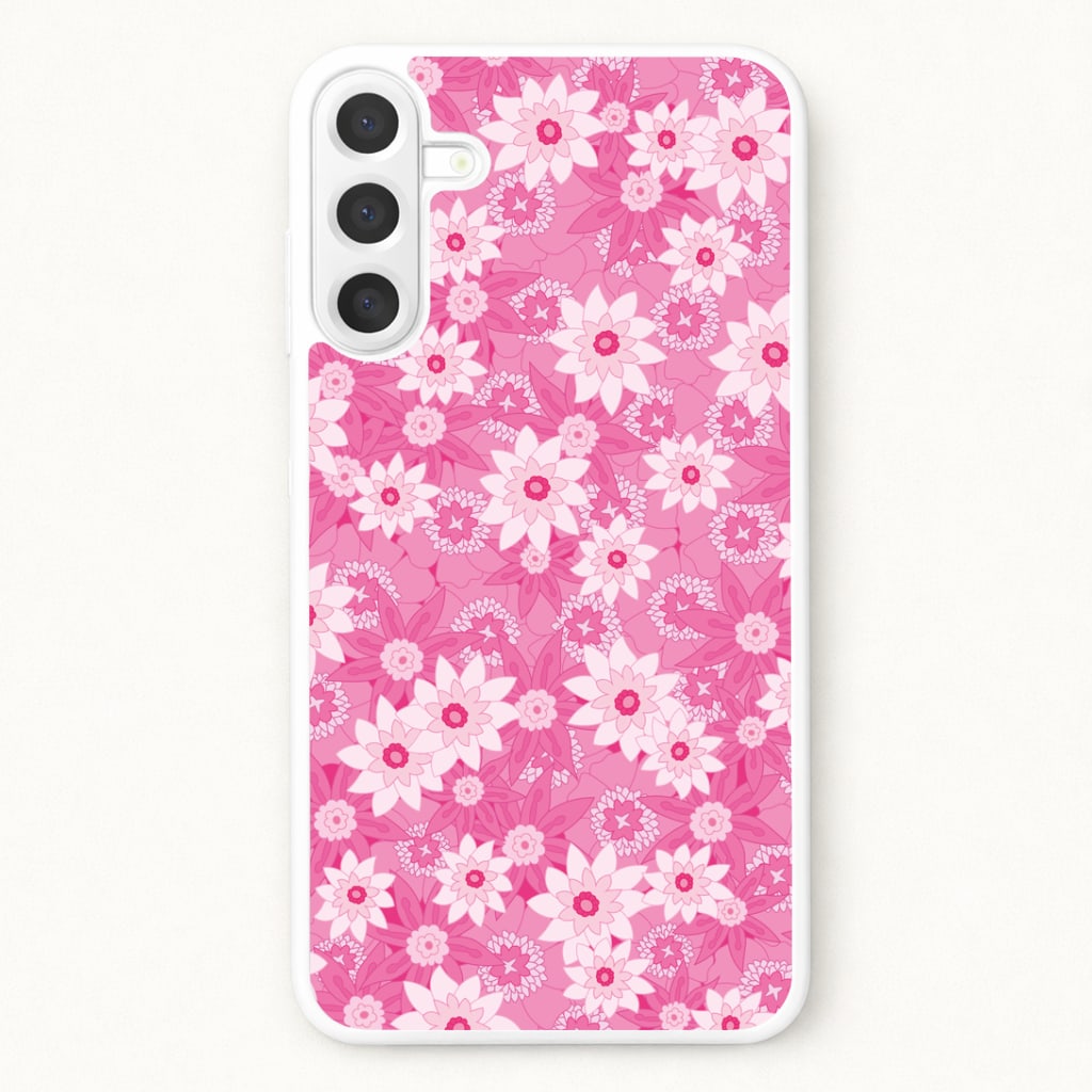 Pink Flowers - Floral Patterns Phone Case for Galaxy A37