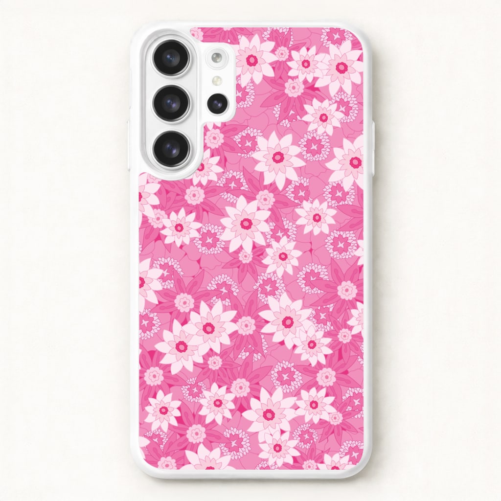 Pink Flowers - Floral Patterns Phone Case for Galaxy S26 Ultra