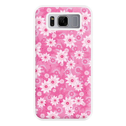 Pink Flowers - Floral Patterns Phone Case for Galaxy S8 Plus