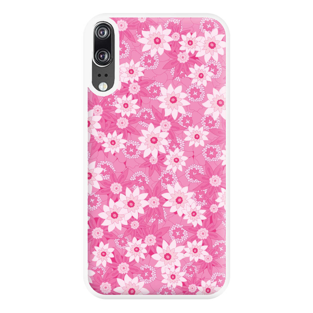 Pink Flowers - Floral Patterns Phone Case for Huawei P20