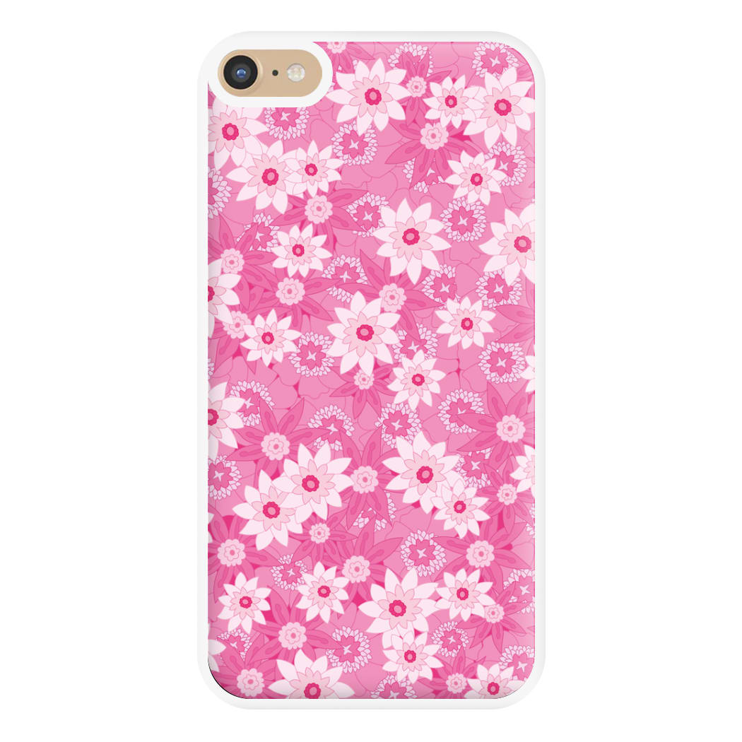 Pink Flowers - Floral Patterns Phone Case for iPhone 6 Plus / 7 Plus / 8 Plus