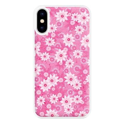 Pink Flowers - Floral Patterns Phone Case for iPhone XS Max