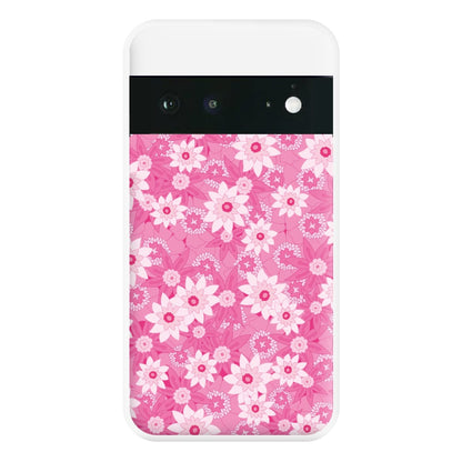 Pink Flowers - Floral Patterns Phone Case for Google Pixel 6a