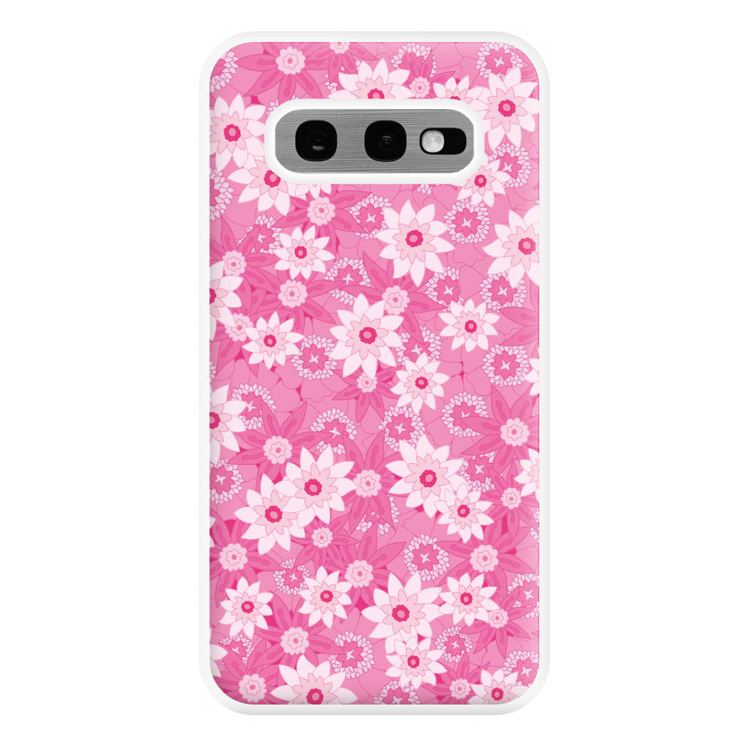 Pink Flowers - Floral Patterns Phone Case for Galaxy S10e