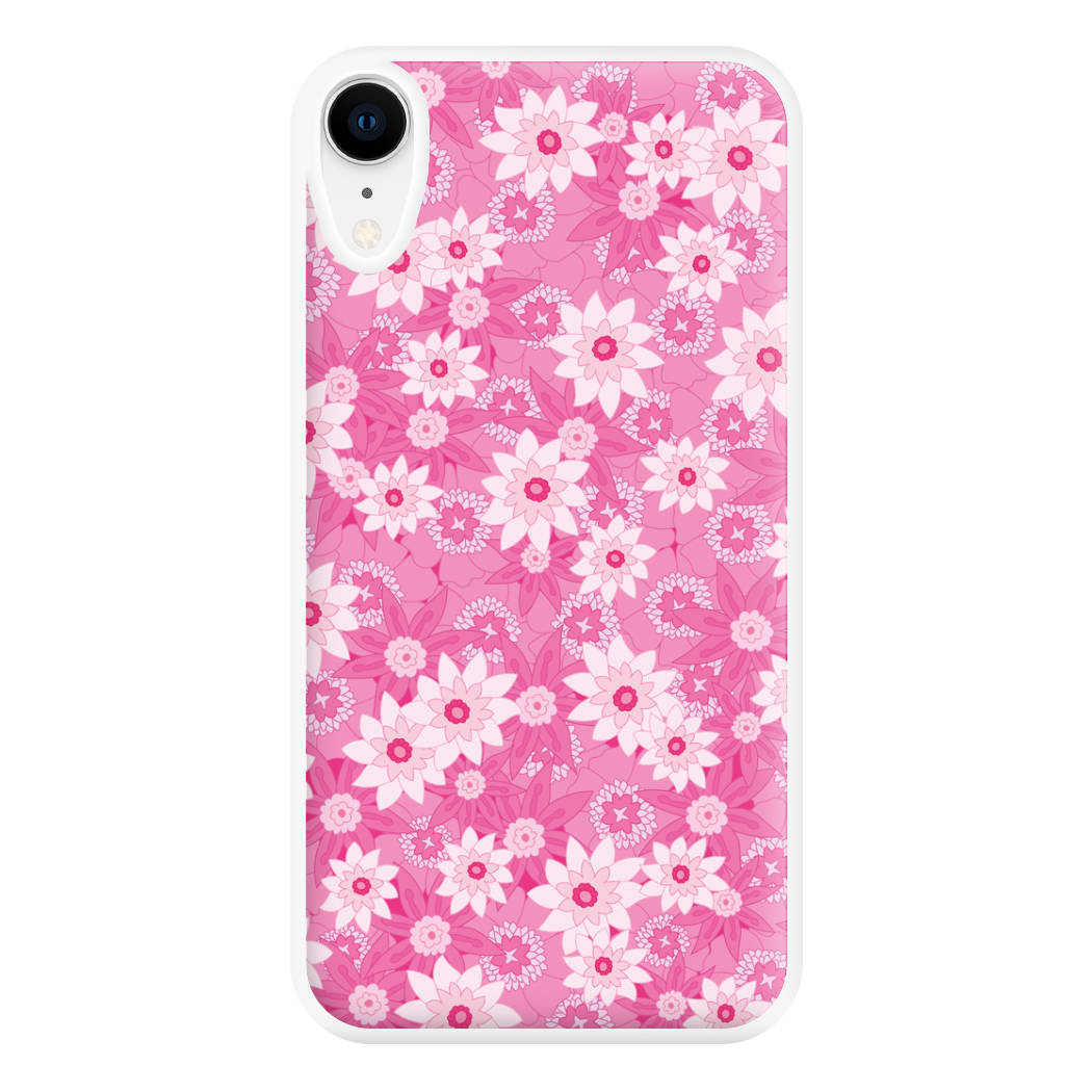 Pink Flowers - Floral Patterns Phone Case for iPhone XR