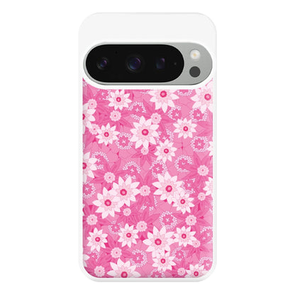 Pink Flowers - Floral Patterns Phone Case for Google Pixel 9 Pro XL