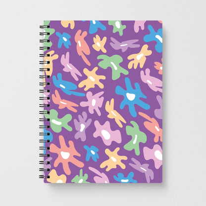 Abstract Flowers- Floral Patterns Notebook