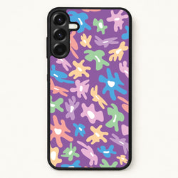 Abstract Flowers- Floral Patterns Phone Case for Galaxy A37
