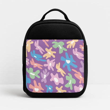 Abstract Flowers- Floral Patterns Insulated Lunchbox