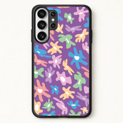 Abstract Flowers- Floral Patterns Phone Case for Galaxy S26 Ultra