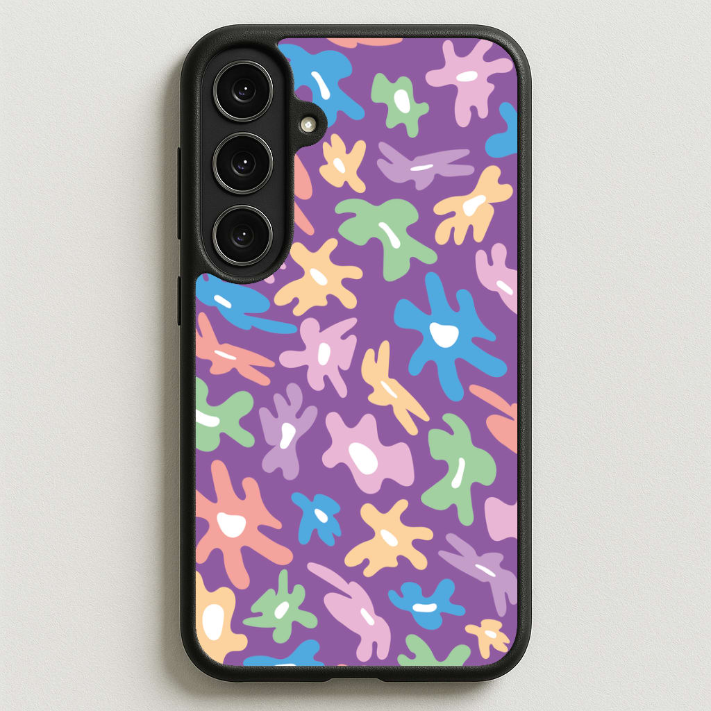 Abstract Flowers- Floral Patterns Phone Case for Galaxy S25FE