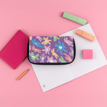 Abstract Flowers- Floral Patterns Pencil Case