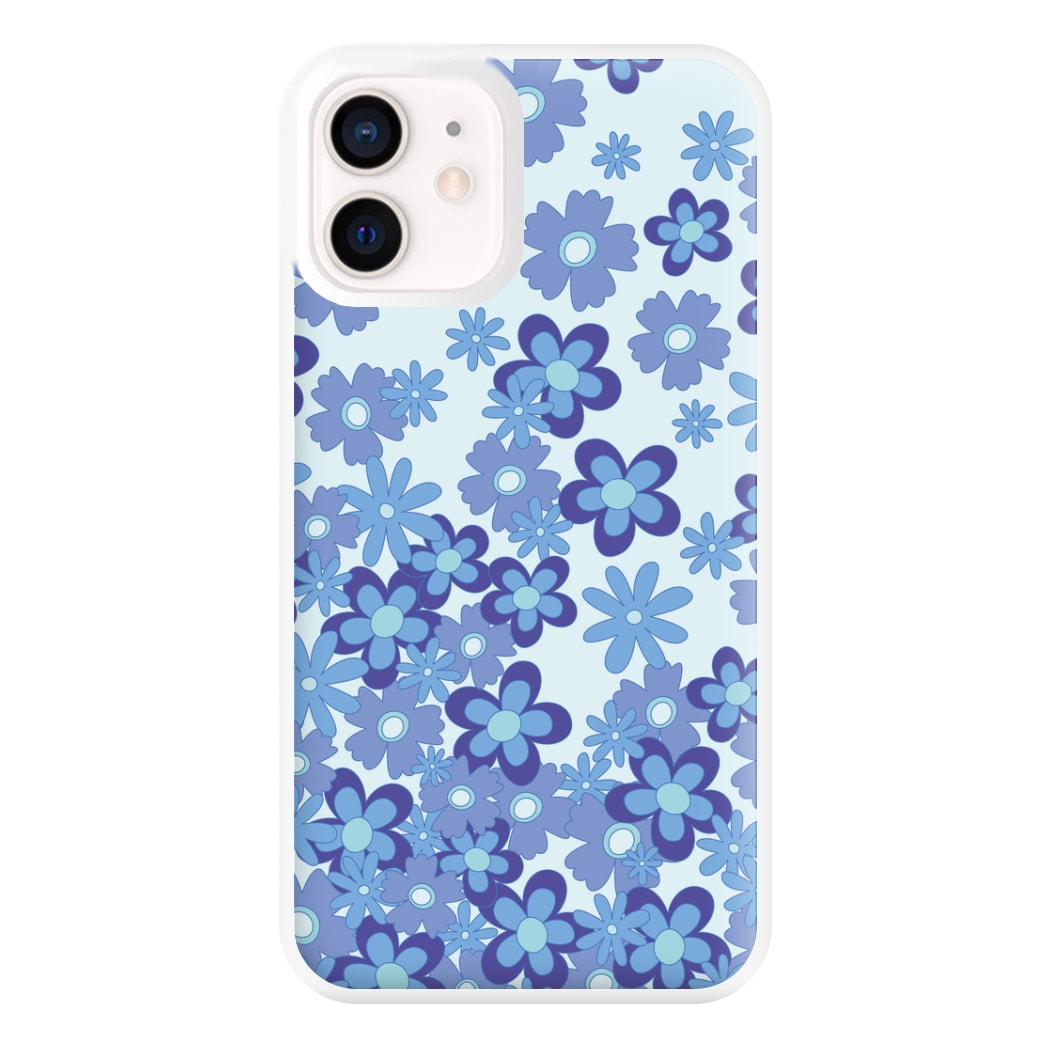 Blue Flowers - Floral Patterns Phone Case for iPhone 13 Mini