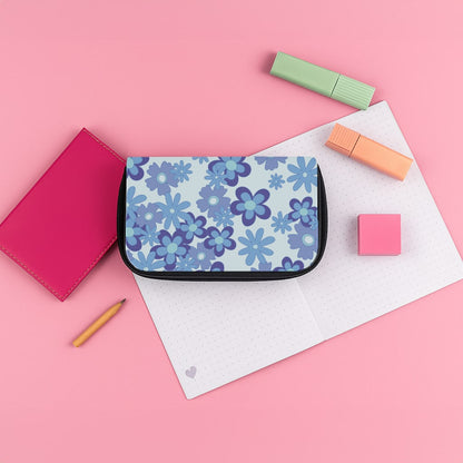 Blue Flowers - Floral Patterns Pencil Case